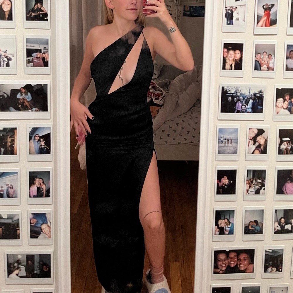 NBD black maxi dress